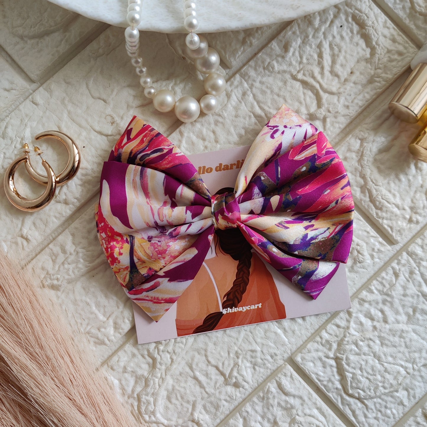 Chic Bloom Layered Bow