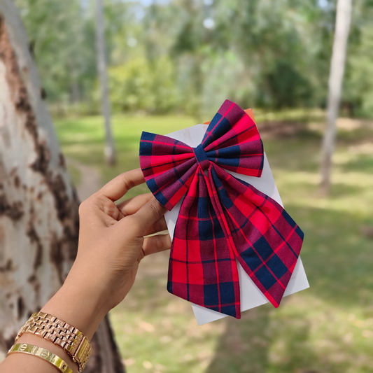 Candy Long Pigtail Bow
