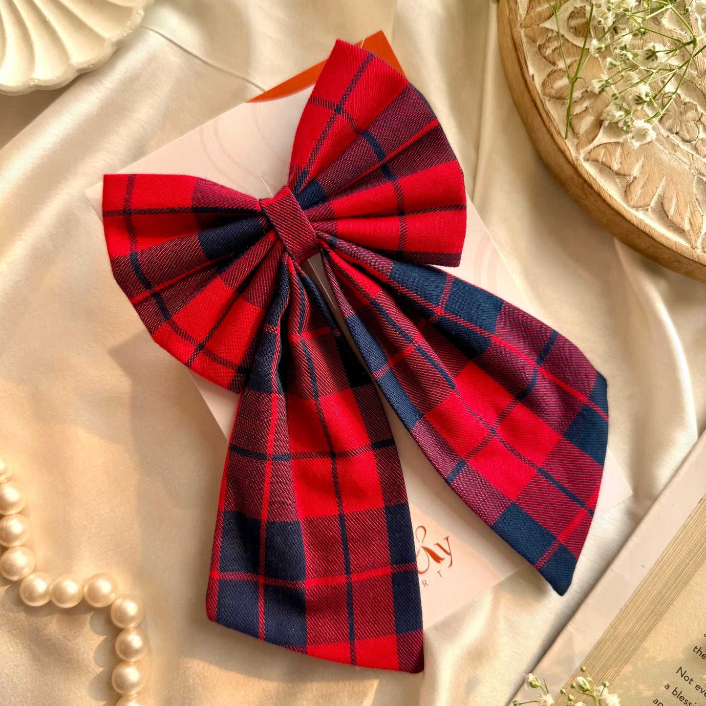 Candy Long Pigtail Bow