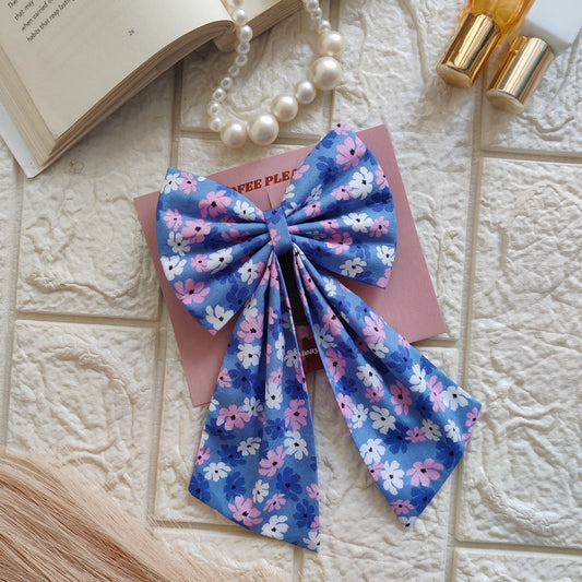 Mermaid Long Pigtail Bow