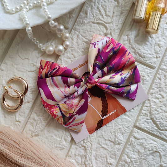 Chic Bloom Layered Bow