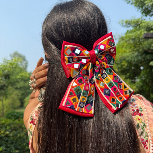 Mira Mirror Bow Red
